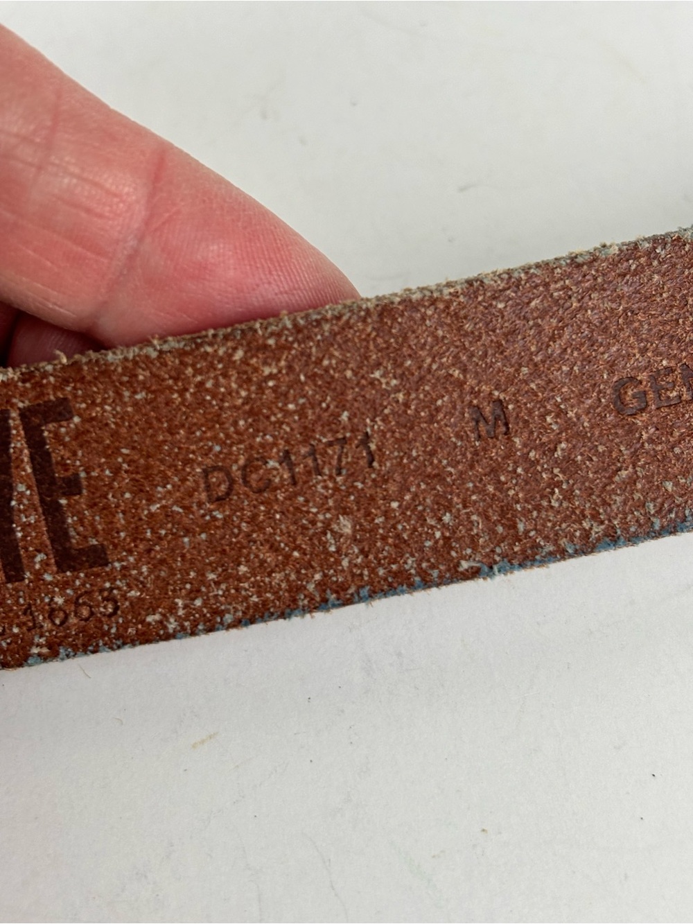 Frye Brown Leather Belt-Women’s Medium - Picture 9 of 10